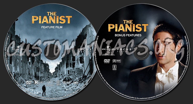 The Pianist dvd label