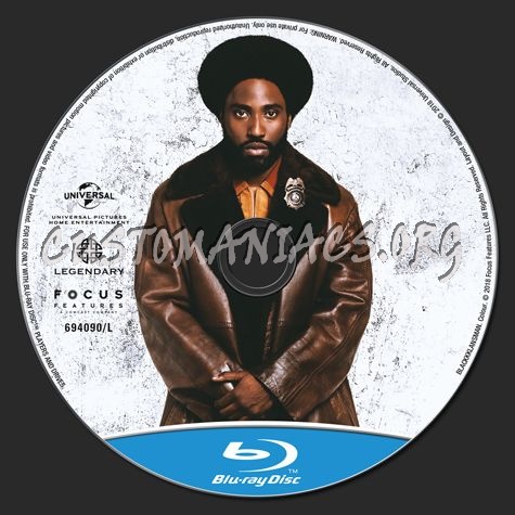 BlacKkKlansman blu-ray label