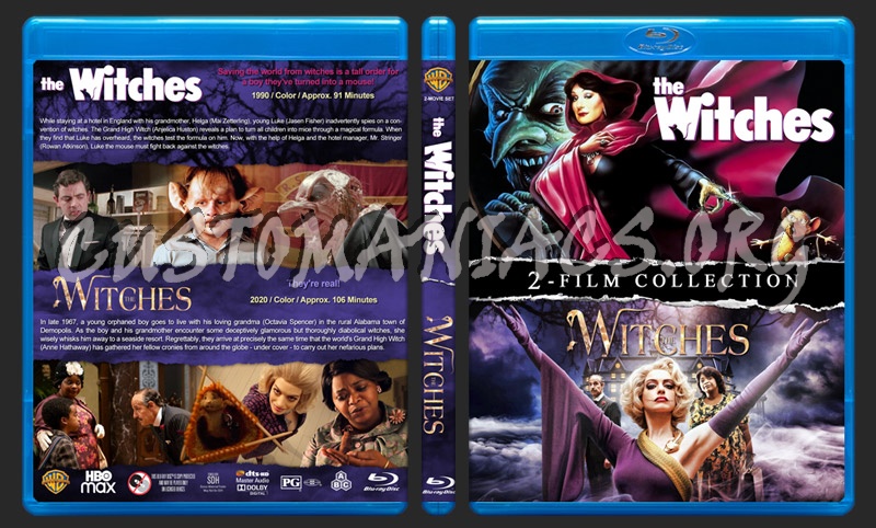 The Witches Double Feature blu-ray cover