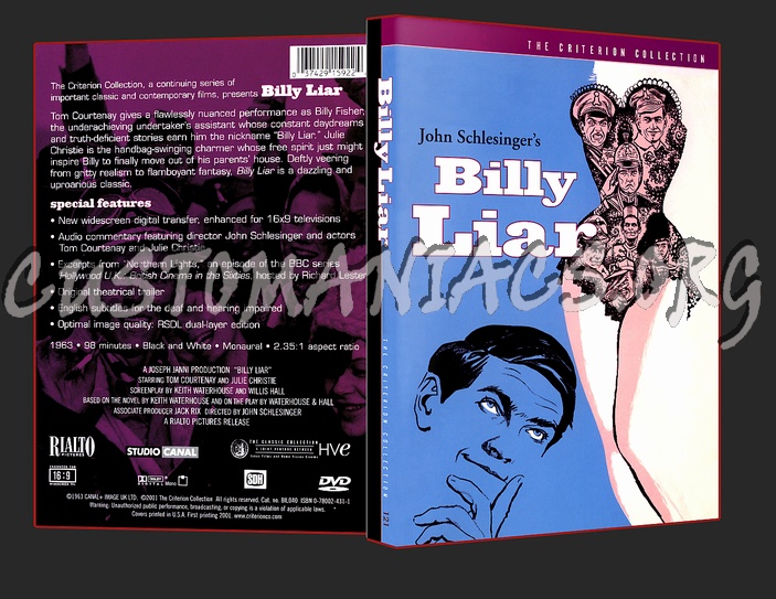 121 - Billy Liar dvd cover