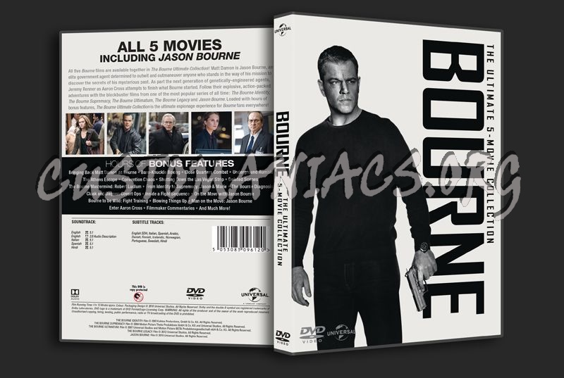 Bourne 5-Film Collection dvd cover