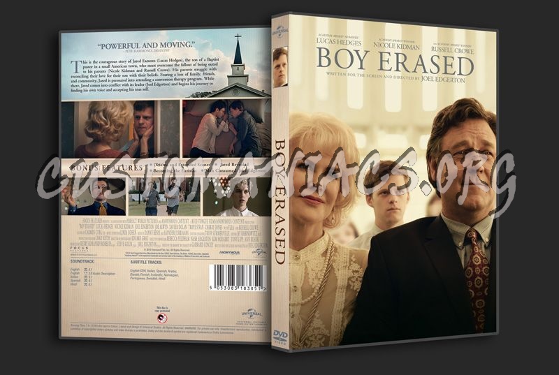 Boy Erased dvd cover