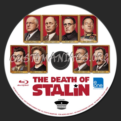 The Death of Stalin blu-ray label