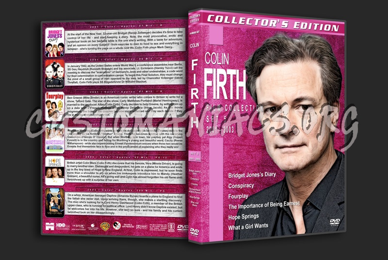 Colin Firth Filmography - Set 5 (2001-2003) dvd cover