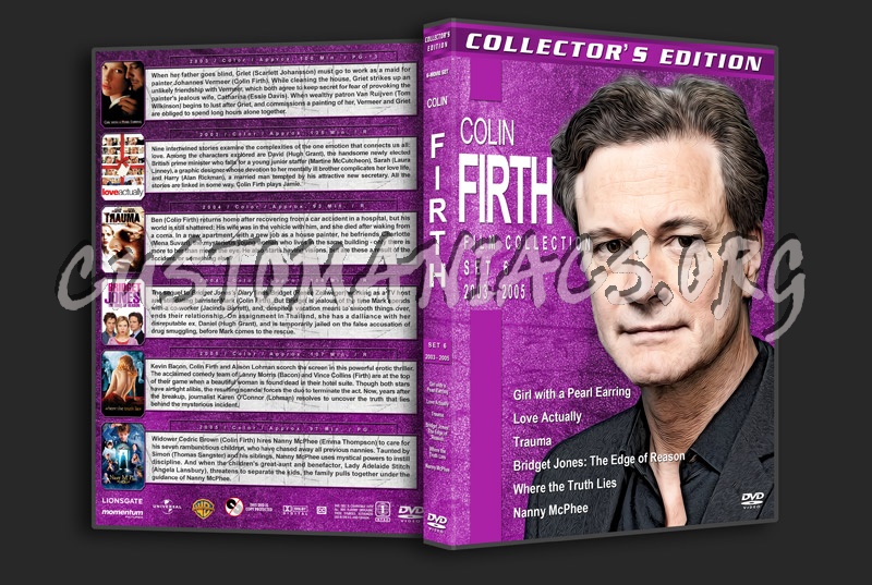 Colin Firth Filmography - Set 6 (2003-2005) dvd cover