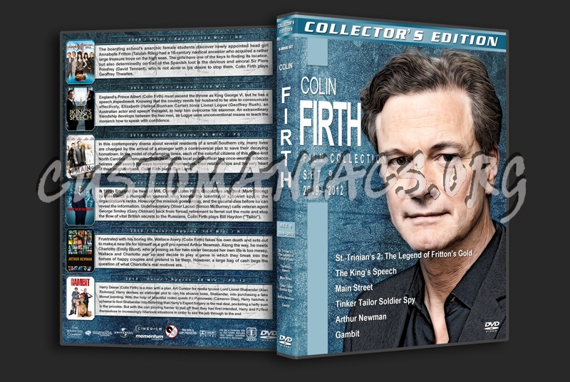 Colin Firth Filmography - Set 9 (2009-2012) dvd cover