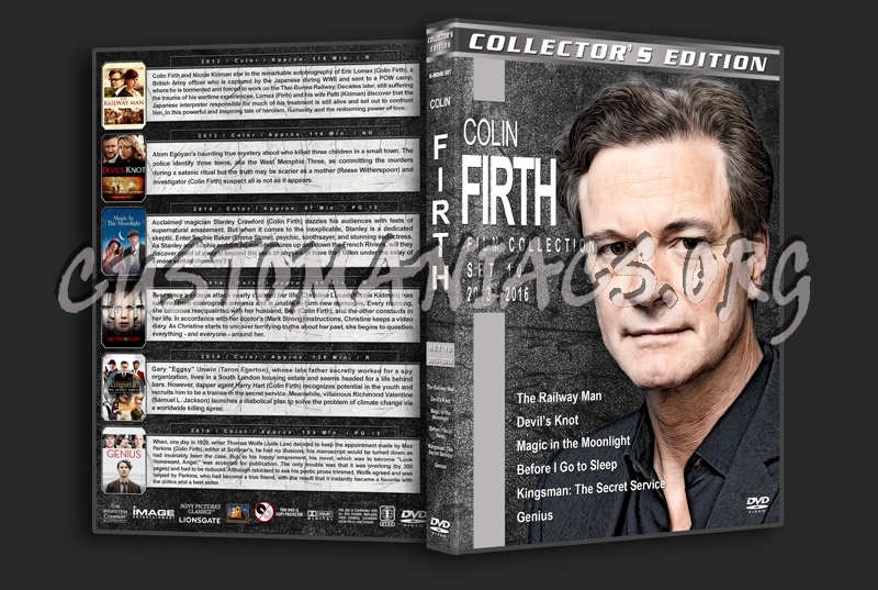 Colin Firth Filmography - Set 10 (2013-2016) dvd cover