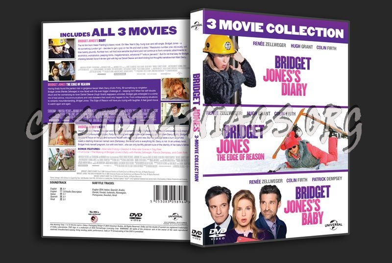 Bridget Jones 3-Movie Collection dvd cover