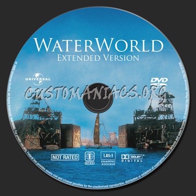 Waterworld (Extended) dvd label