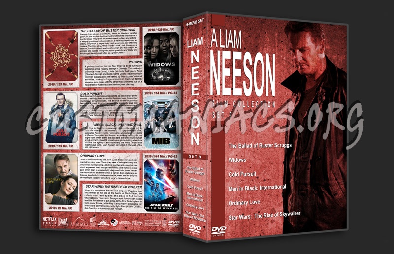 A Liam Neeson Film Collection - Set 9 dvd cover