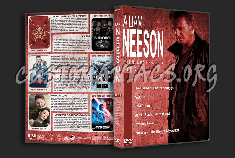 A Liam Neeson Film Collection - Set 9 dvd cover