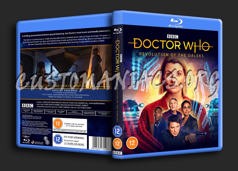 Doctor Who Revolution Of The Daleks blu-ray cover