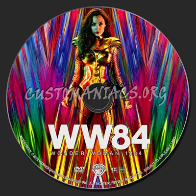 Wonder Woman 1984 dvd label