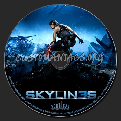 Skylines dvd label