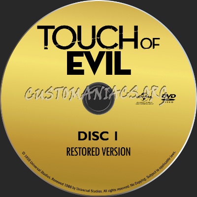 Touch of Evil dvd label