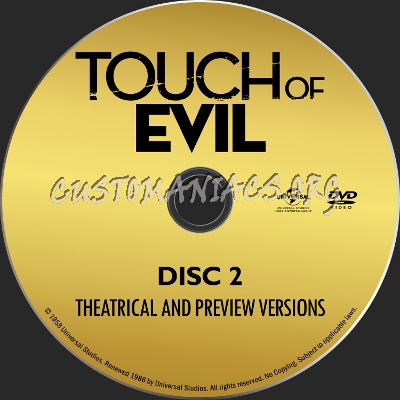 Touch of Evil dvd label