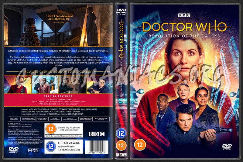 Doctor Who Revolution Of The Daleks dvd cover