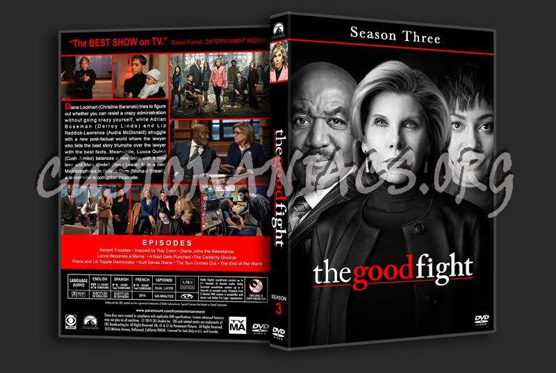 The Good Fight - Season 3 dvd cover