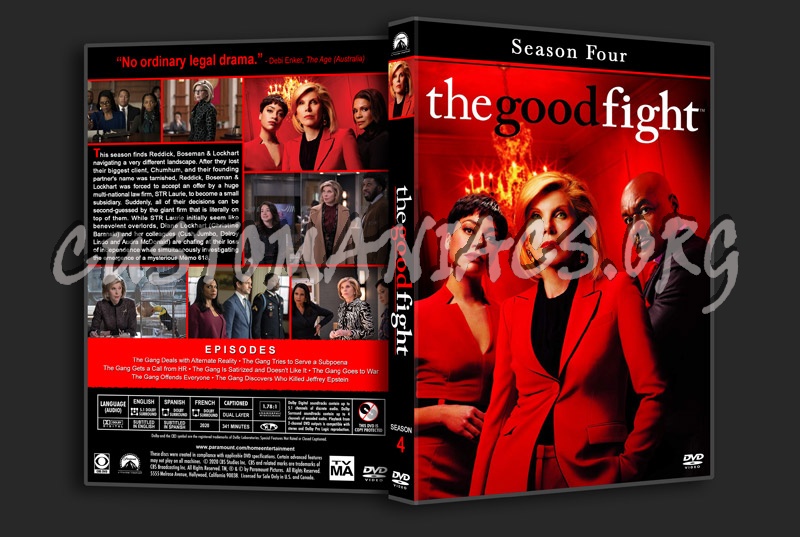 The Good Fight - Season 4 dvd cover