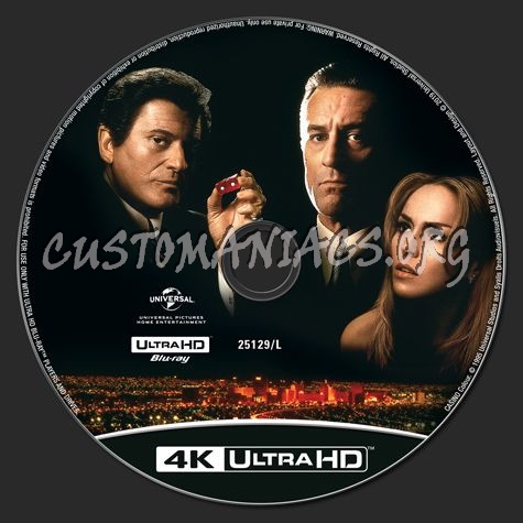 Casino 4K blu-ray label