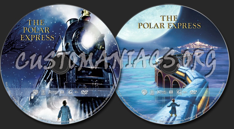 The Polar Express dvd label