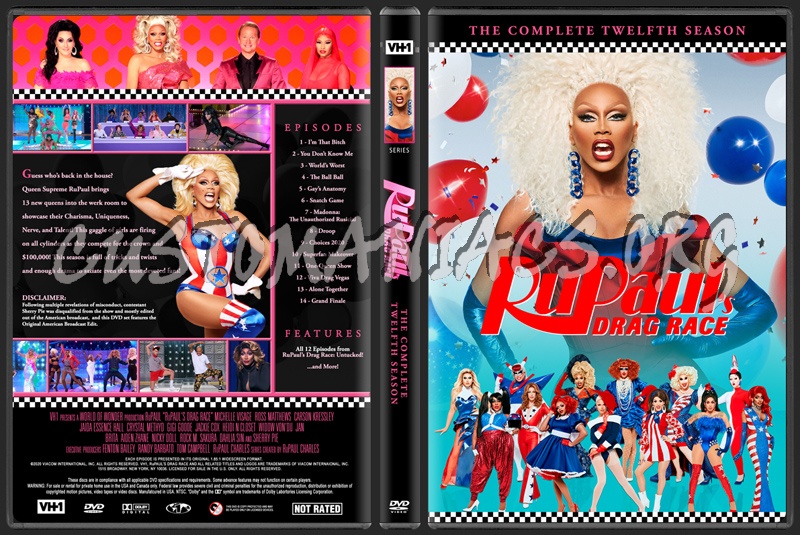 RuPaul s Drag Race Season 12 2020 dvd cover DVD Covers