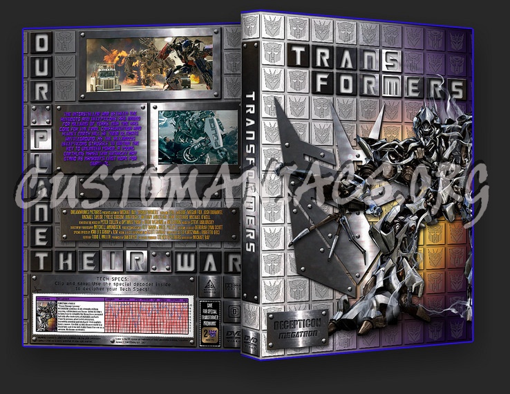 Transformers / Megatron dvd cover