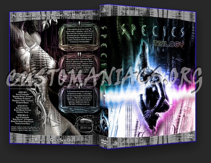 Species Trilogy RE dvd cover