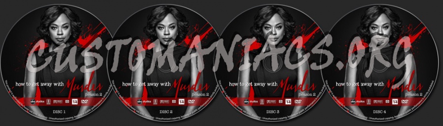 How to Get Away with Murder - Season 2 dvd label