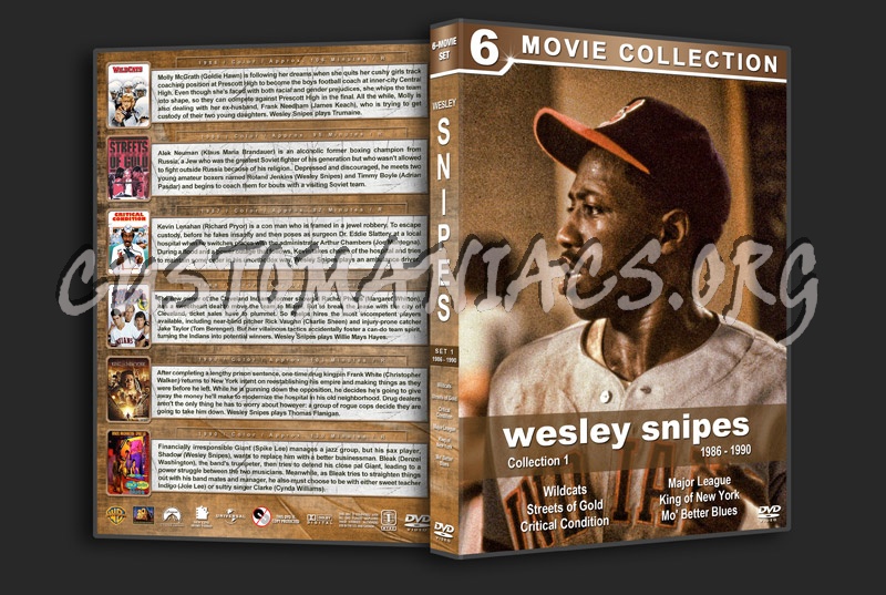 Wesley Snipes Filmography - Collection 1 (1986-1990) dvd cover