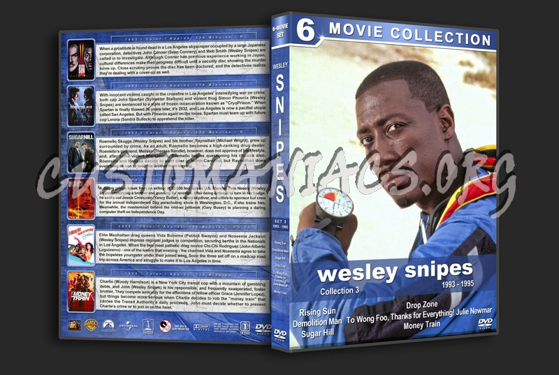 Wesley Snipes Filmography - Collection 3 (1993-1995) dvd cover