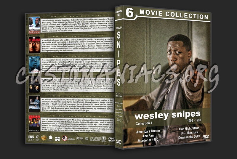 Wesley Snipes Filmography - Collection 4 (1996-1998) dvd cover