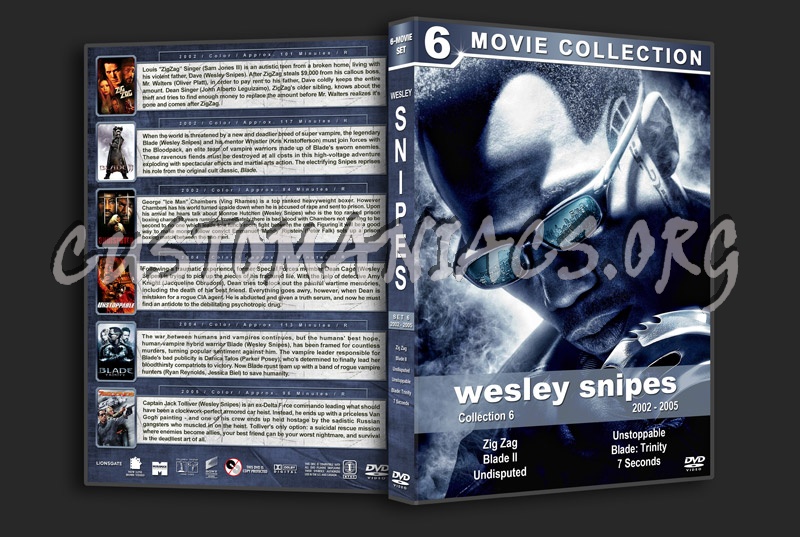 Wesley Snipes Filmography - Collection 6 (2002-2005) dvd cover