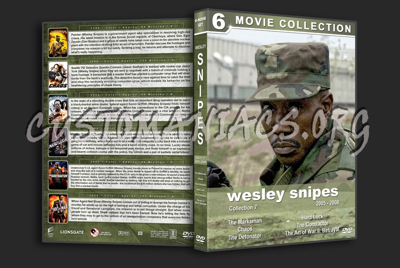 Wesley Snipes Filmography - Collection 7 (2005-2008) dvd cover