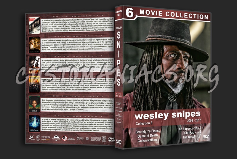 Wesley Snipes Filmography - Collection 8 (2009-2017) dvd cover