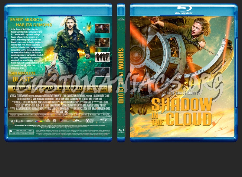 Shadow In The Cloud blu-ray cover