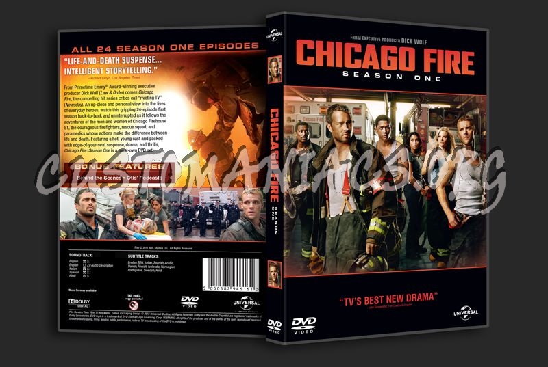 Chicago Fire Season 1 dvd cover