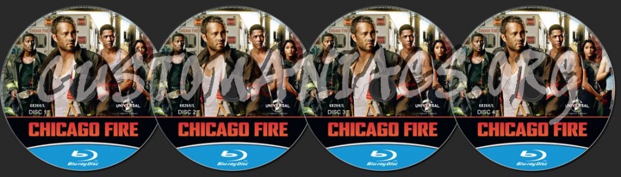 Chicago Fire Season 1 blu-ray label