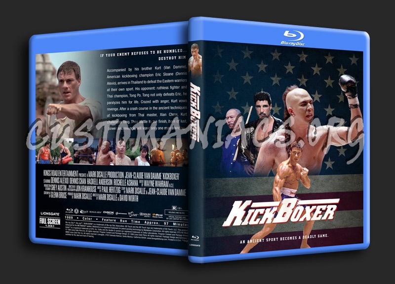 Kickboxer (1989) blu-ray cover