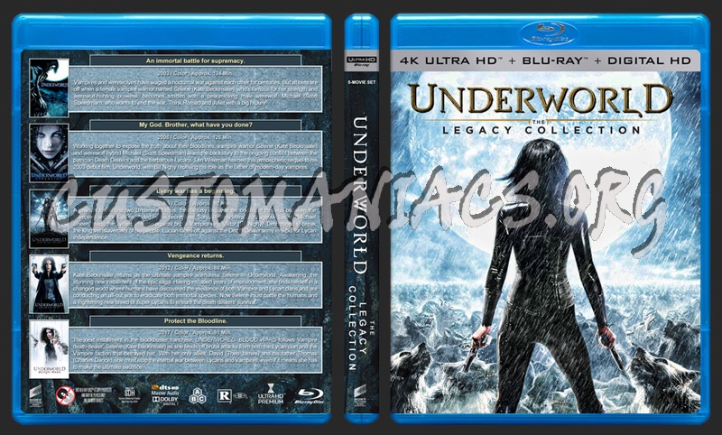 Underworld Collection (4K) blu-ray cover