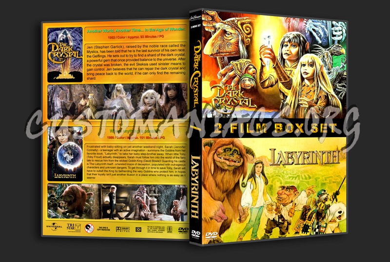 The Dark Crystal / Labyrinth Double Feature dvd cover