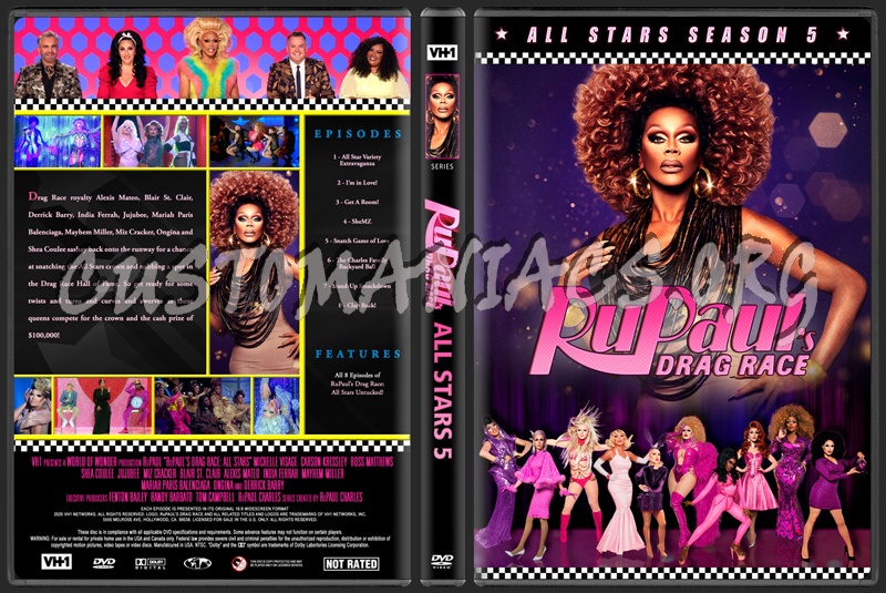 RuPaul's Drag Race - All Stars 5 dvd cover