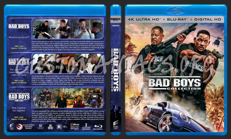 Bad Boys Collection (4K) blu-ray cover