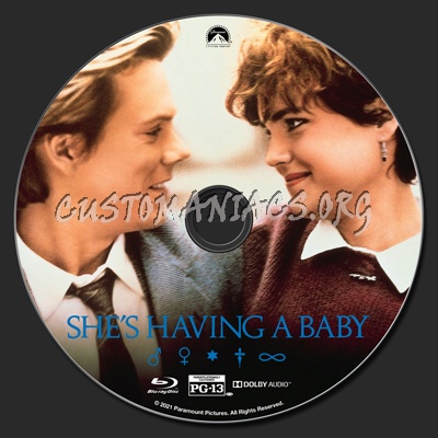 She's Having A Baby (1988) blu-ray label