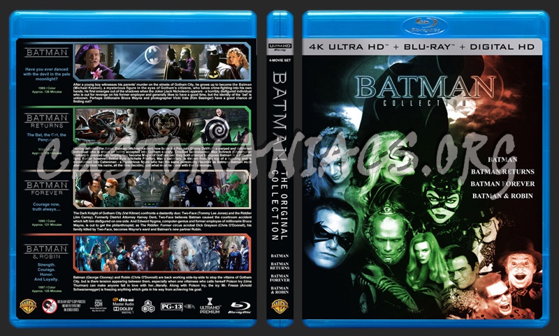 Batman: The Original Collection (4K) blu-ray cover