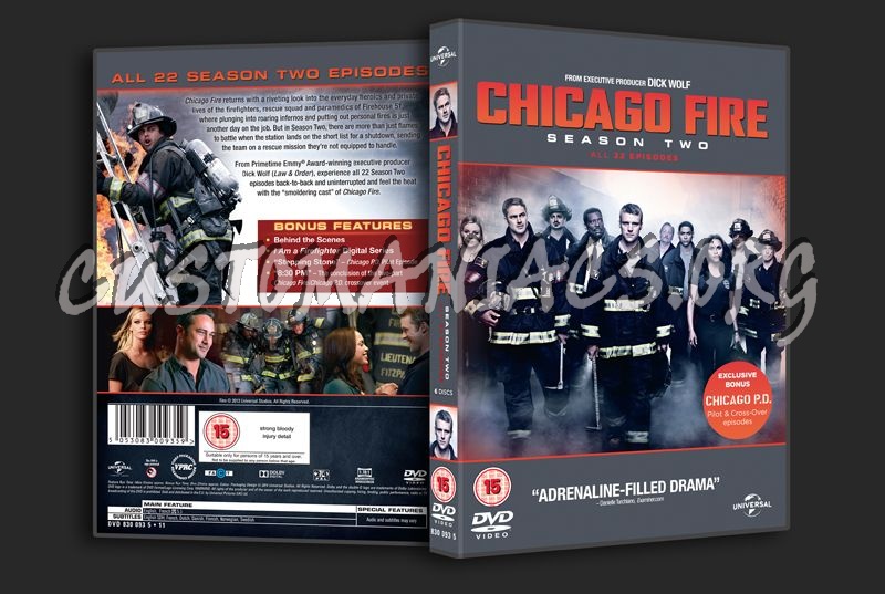 Chicago Fire Season 2 dvd cover