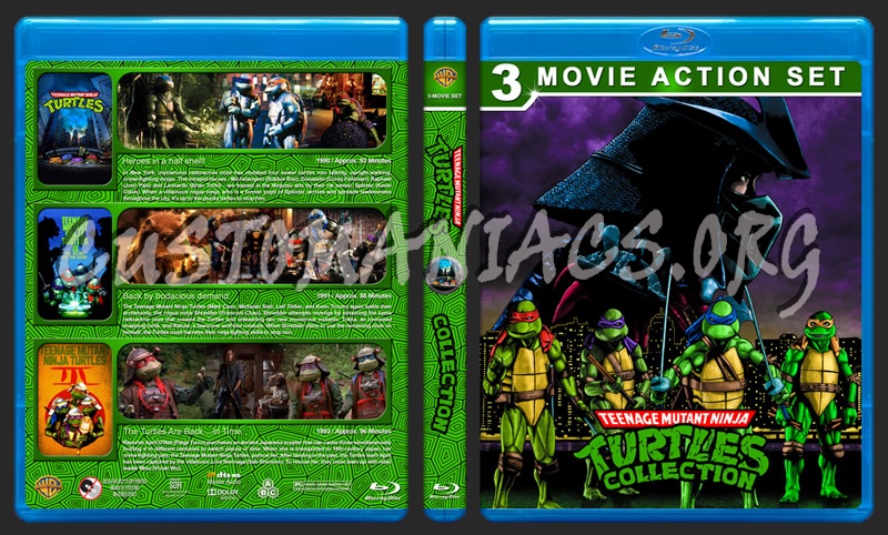 Teenage Mutant Ninja Collection blu-ray cover