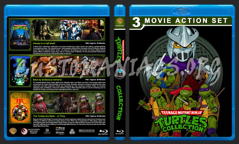 Teenage Mutant Ninja Collection blu-ray cover