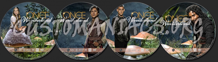 Once Upon a Time in Wonderland - The Complete Series dvd label