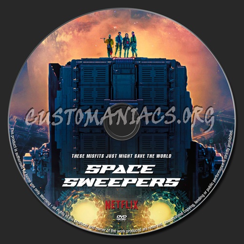 Space Sweepers dvd label